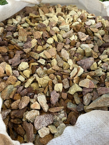 Златолит персиковый декоративная каменная крошка купить в Тавде