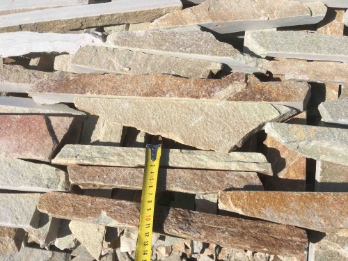 Горбушка златолит золотистый для облицовки купить в Тавде