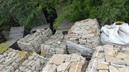 Гранитный плитняк галтованный для парковки купить в Тавде