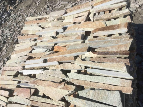 Горбушка златолит золотистый для облицовки купить в Тавде