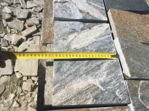 Плитка пилёная златолит Уральский для фасада купить в Тавде