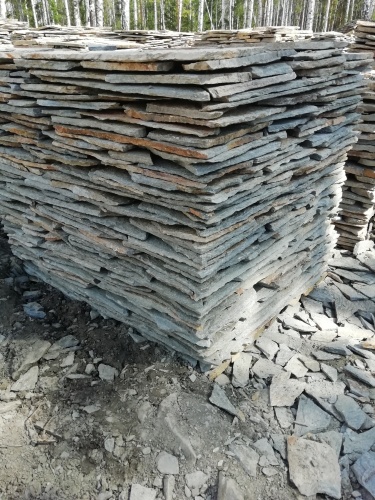 Плитняк златолит Уральский для цоколя, отмостки купить в Тавде