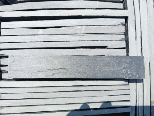 Плитка чёрная из натурального камня фасадная 30 см * 5 см, толщина 7 мм -30 мм купить в Тавде